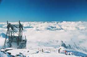 Vue du sommet de L'aiguille rouge à 3200m...