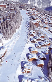 Station skis aux pieds