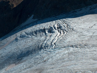 Formation de crevasse sur l'échine